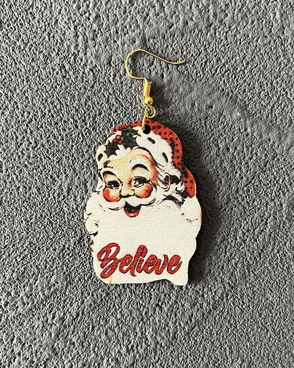 Christmas Santa Earrings