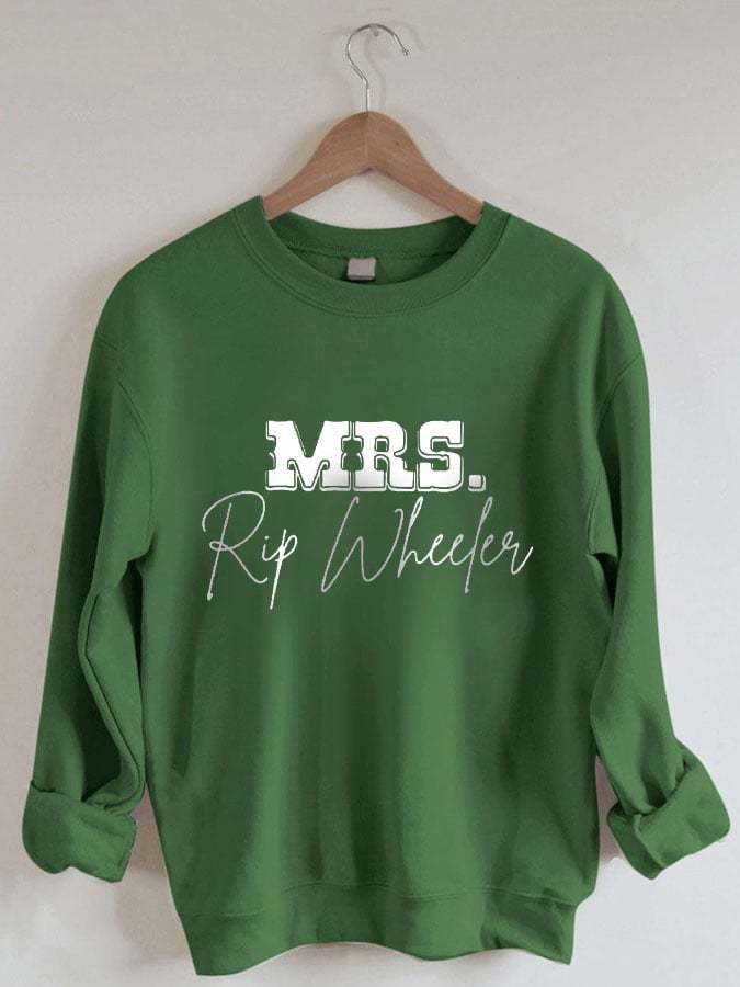 Women's Mrs Rip Wheeler Print Sweatshirt