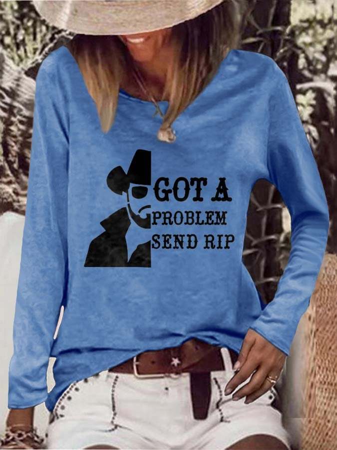 Women's Got A Problem Send RipPrint T-Shirt