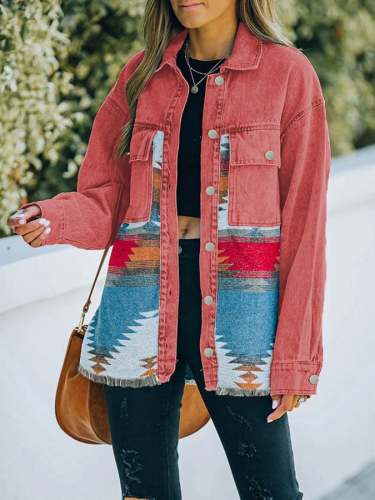 Aztec Denim Jacket