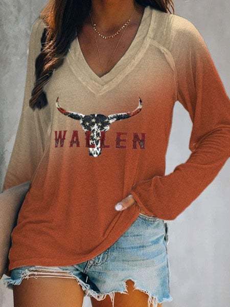 Women's Wallen V-Neck Casual T-Shirt