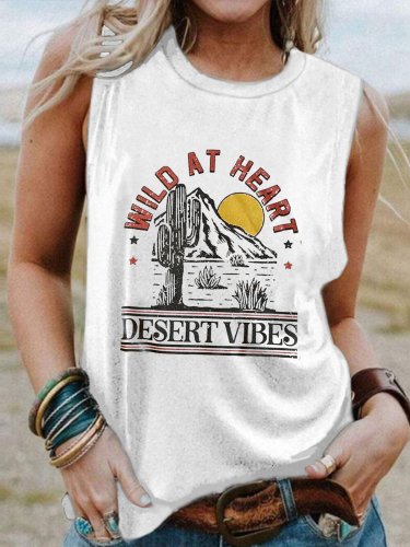 Women's Wild At Heart Casual Loose Print Top