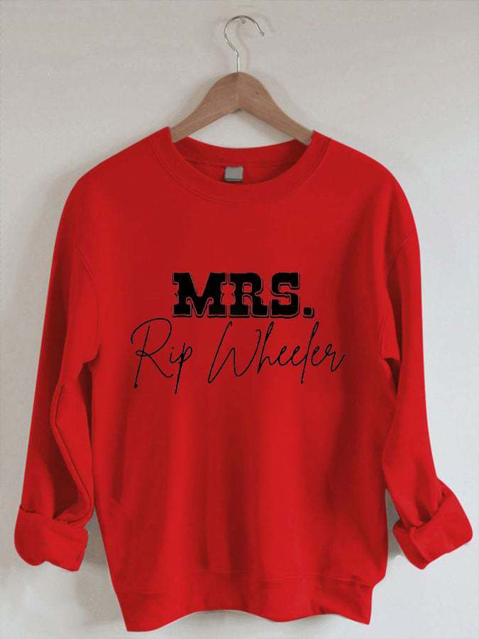 Women's Mrs Rip Wheeler Print Sweatshirt