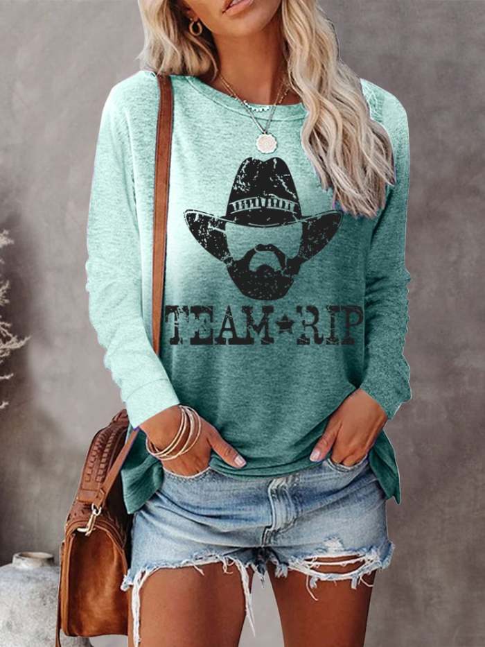 Women's Team Rip Print Sweatshirt