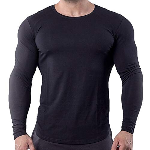 Men's Long sleeve Quick-dry Lightweight Classic Training Shirts