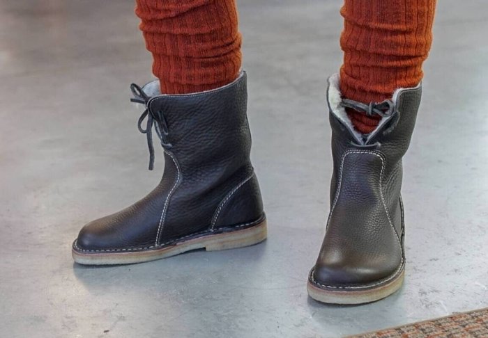 Vintage Buttery-soft Waterproof Wool Lining Boots