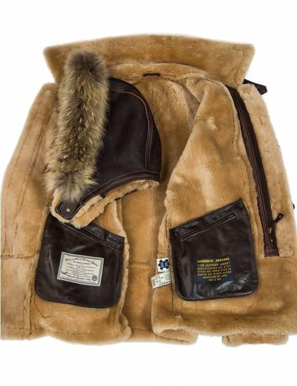 Men winter Sheepskin warm Jacket