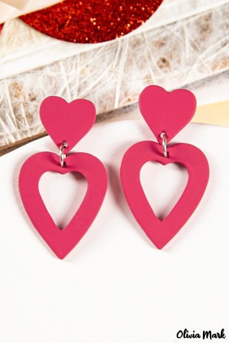 Valentine's Day Heart Shaped Earrings