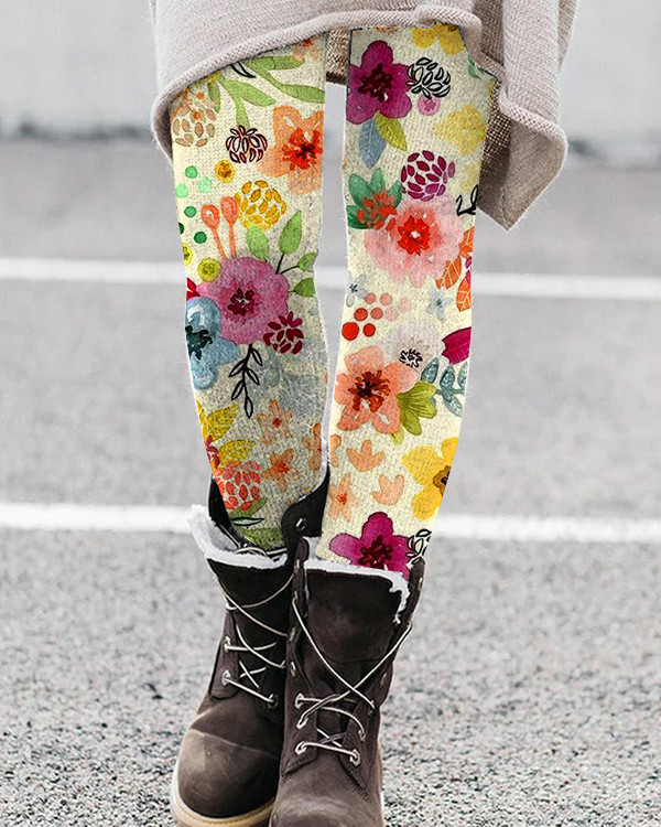 Women's Floral Print Leggings