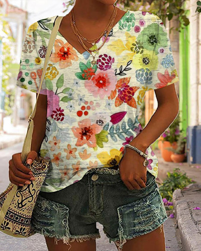 Women's Floral Print Tee