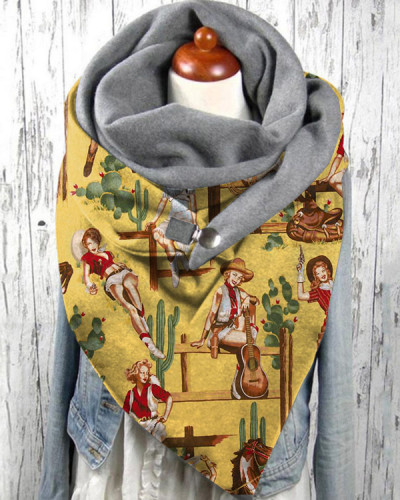 Vintage Cowgirl Scarf