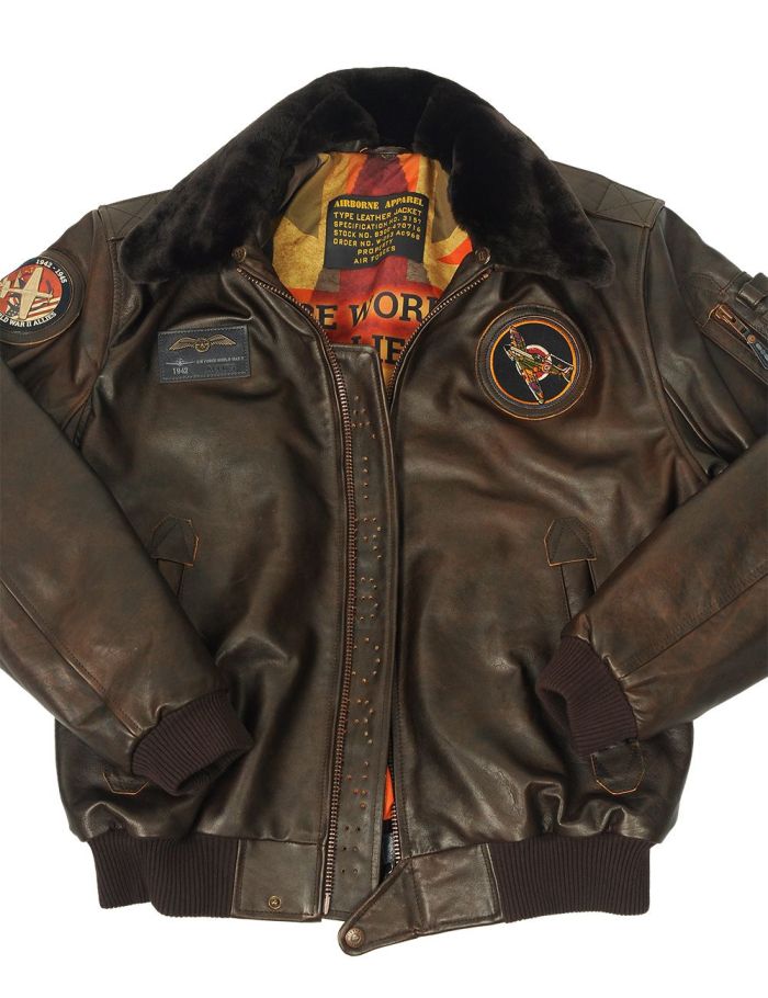 🎄Christmas Sale 50% OFF🎄 - B-15 SPITFIRE FLIGHT LEATHER JACKET[FREE SHIPPING TODAY]