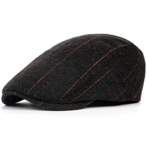 British Western Style Wool Beret Cap