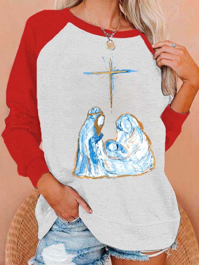 Women's THE TRUE STORY Nativity Sweatshirt