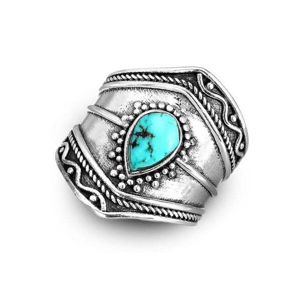 Last Day 75% OFFBoho Turquoise Ring