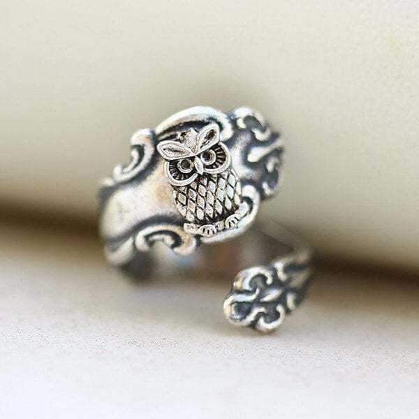 Last Day 75% OFFOwl Spoon Ring