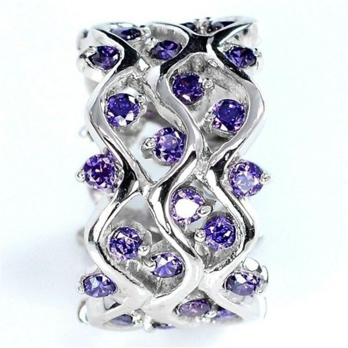 Last Day Promotion 70% OFFMeditation Amethyst Silver Ring