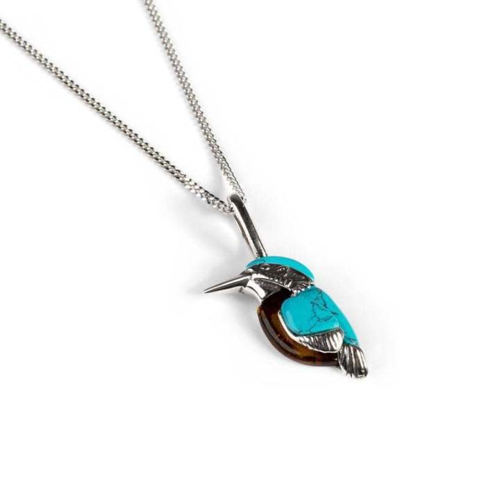 Last Day 75% OFFNature Style Turquoise Bird Necklace