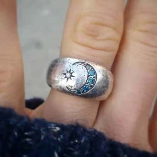 Last Day 75% OFF Star Moon Ring