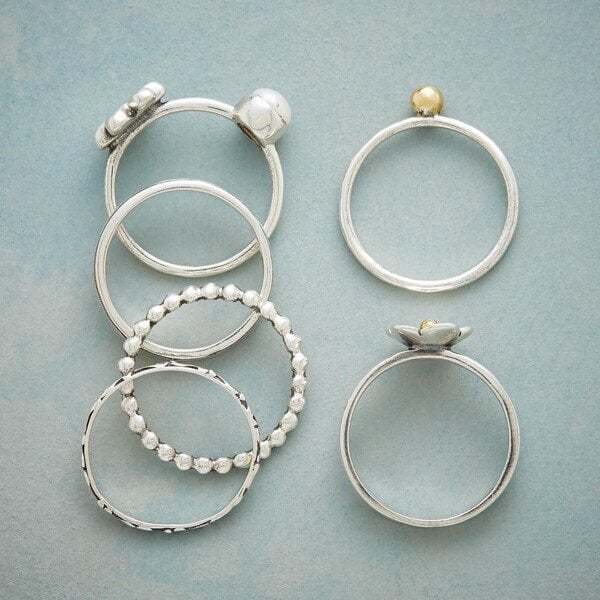 Last Day 75% OFFFlower Pearl Set Ring