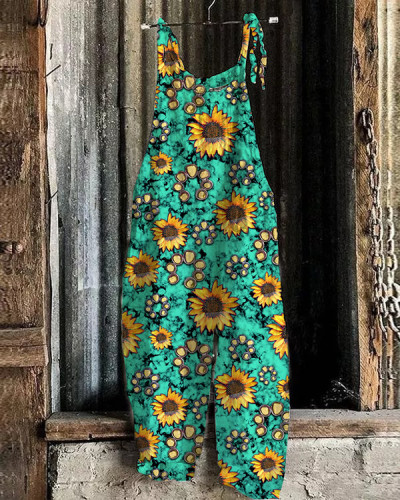 Women's Southwestern Style Print Jumpsuit