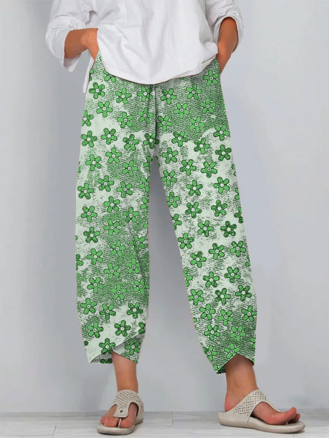 Women's  St. Patrick's Day Casual Loosen Pants