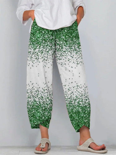 Women's  St. Patrick's Day Casual Loosen Pants