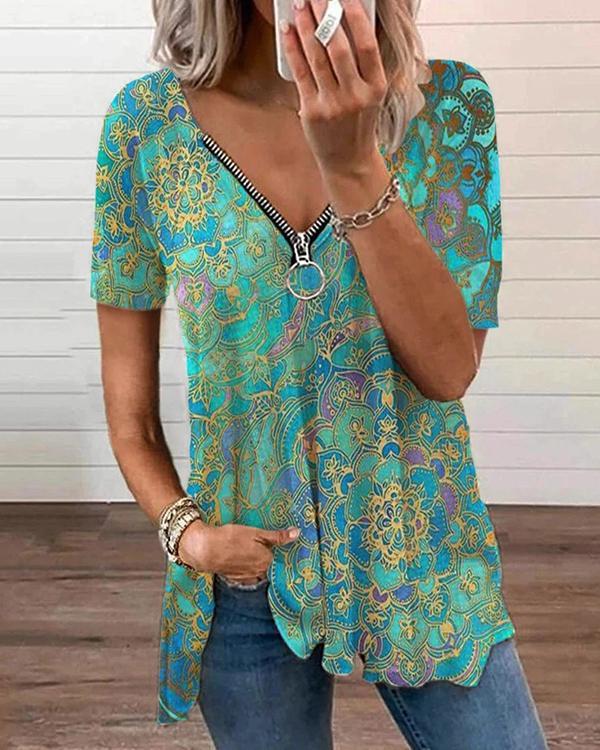 Bright Boost Printed Top