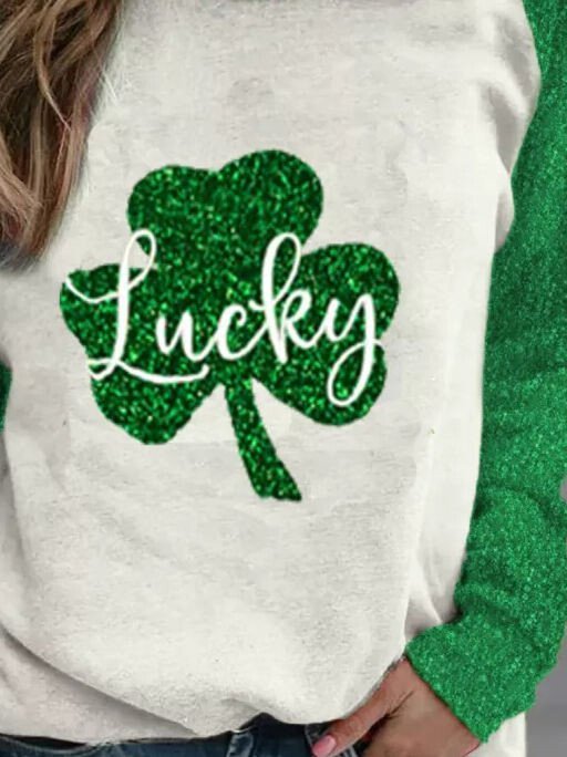 Colorblock Lucky Sweatshirt