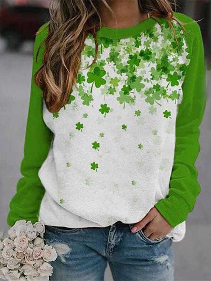 Women's St. Parker's Day Shamrock Sweatshirt