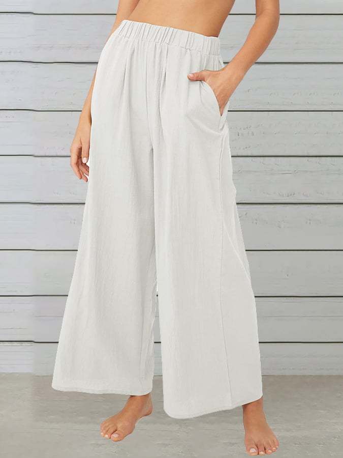 Women's Cotton Linen Loose Casual Pants