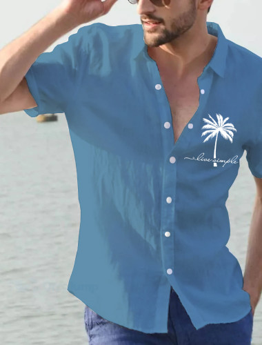 Hawaiian Print Short Sleeve Shirt