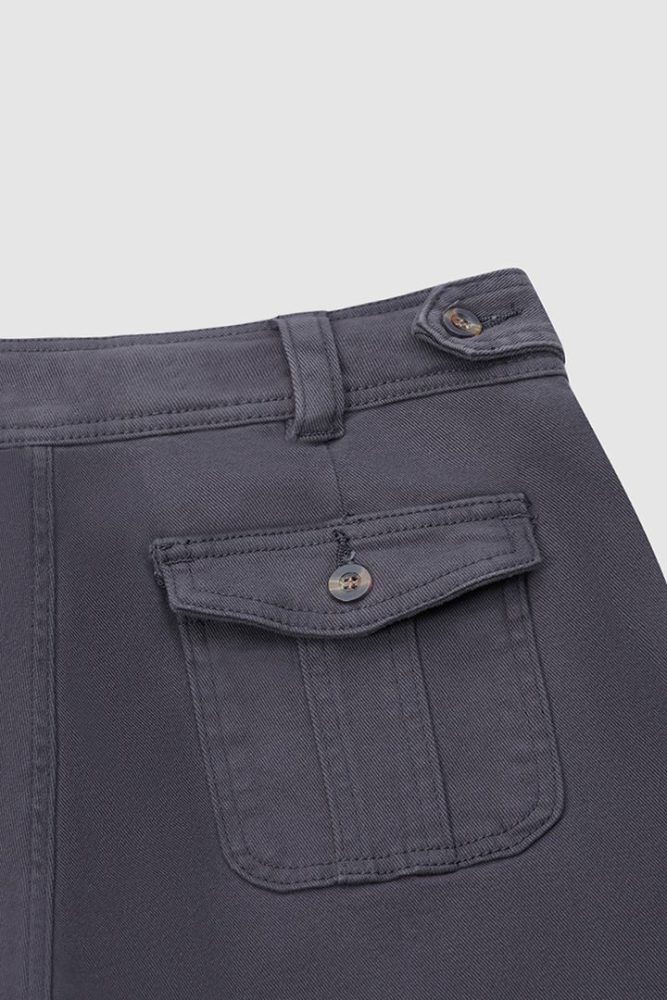 Women's Vintage Print Workwear Multi Pocket Casual Pants