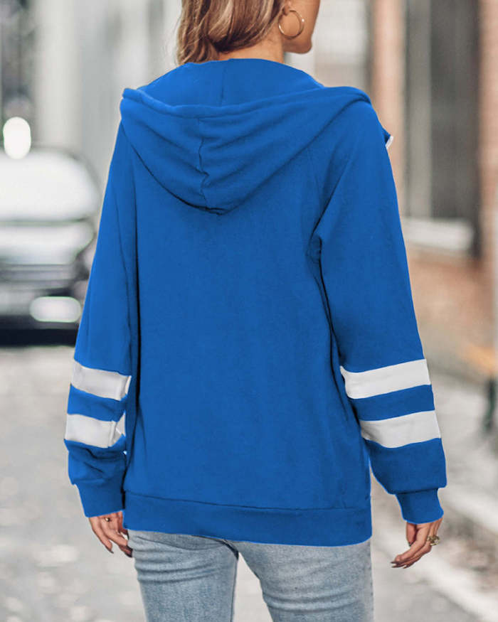 Long Sleeve Zip Up Hoodies with Pocket Hooded Sweatshirts Jackets