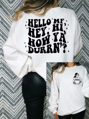 Women's Letter Print Casual Sweatshirt