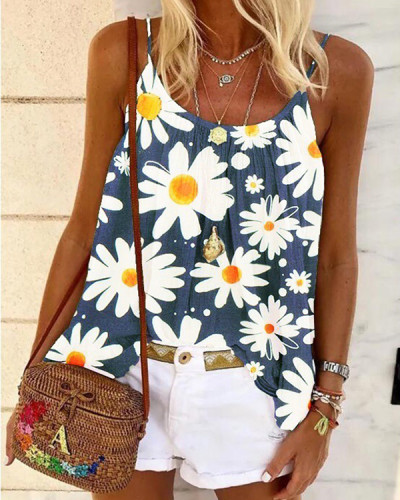 Casual Strappy Daisy Top