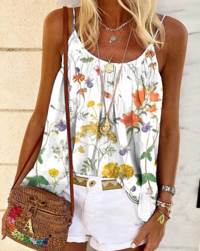 Floral Loose Camisole Top