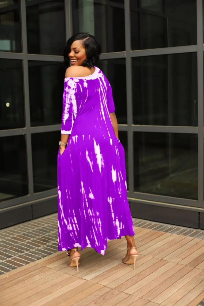 Tie Dye Loose Dress