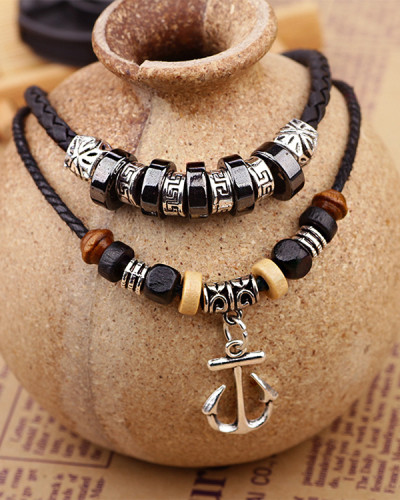 Vintage Anchor Necklace