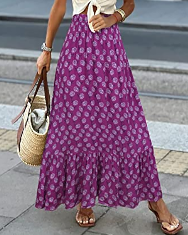 Bohemian Beach Casual Skirt