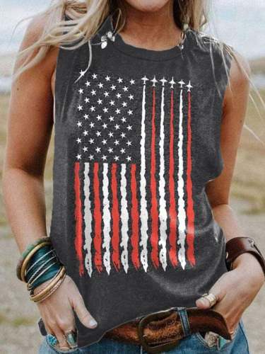 Women'S Retro Flag Tank Top