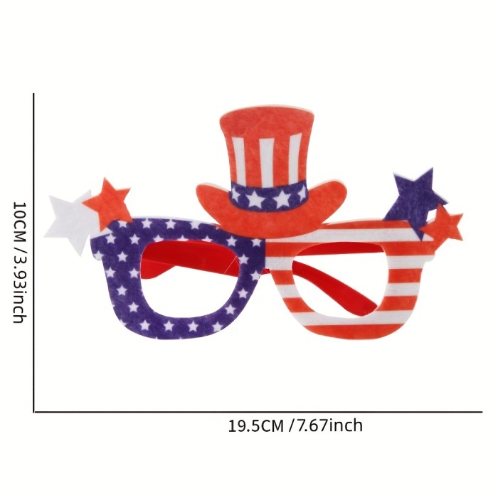 American Flag Glasses