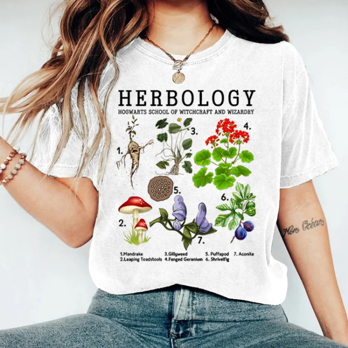 Herbology Plants Gift For Plant Lover Botanical T-Shirt