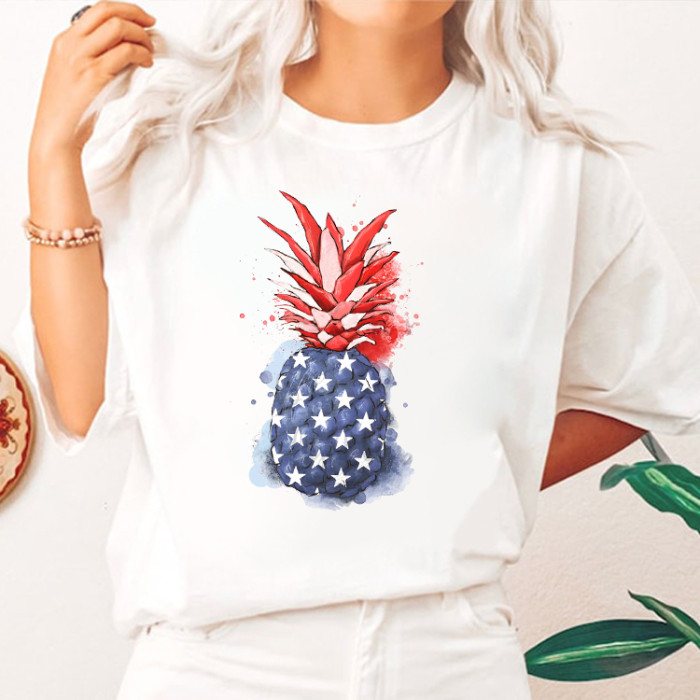 American Pineapple Plant Lady Vintage T-shirt