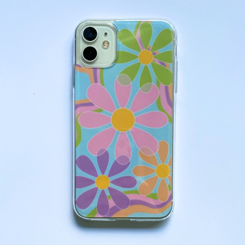 Collection of 90's Colorful Sunflower Phone Case