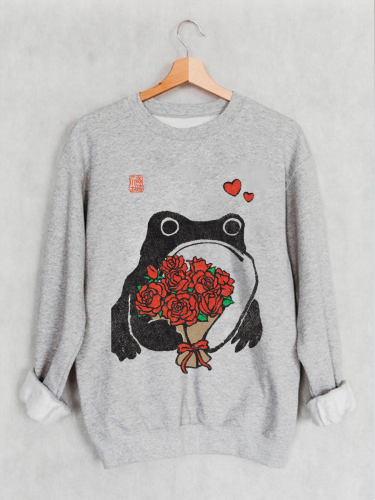 Flower Frog Sweatshirt
