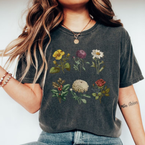 Rose Daisy Sunflowers T-shirt