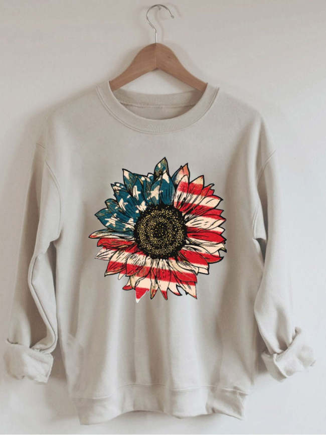 America Sunflower Sweatshirt