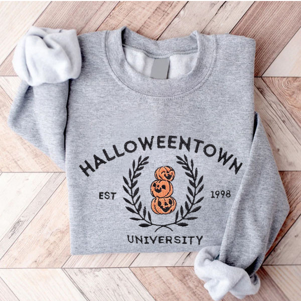 Halloweentown University Embroidered Sweatshirt