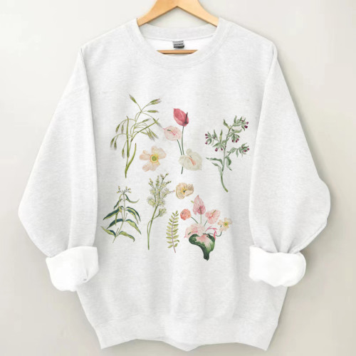 Flowers sweatshirt